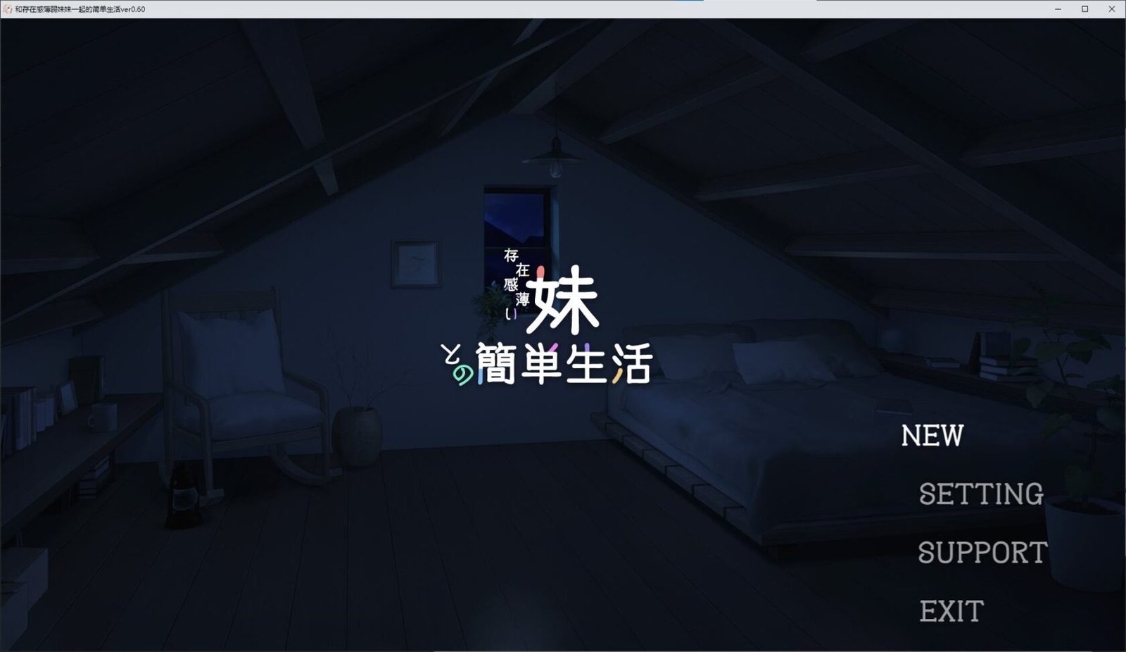 更新[互动养成SLG/同居/动态] 和存在感薄弱妹妹一起的简单生活（存在感薄い妹との簡単生活）v0.9 官方中文版【安卓/PC-3.55G】-团子ACG