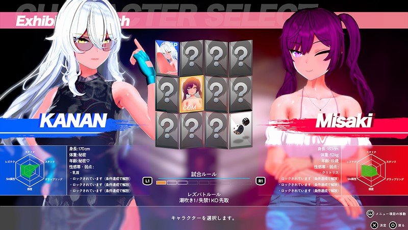 [3D/日式/巨乳/动态] 女同格斗！ （Lesbian Battle!）v0.5b 官方中文版 【PC-4.31G】-团子ACG