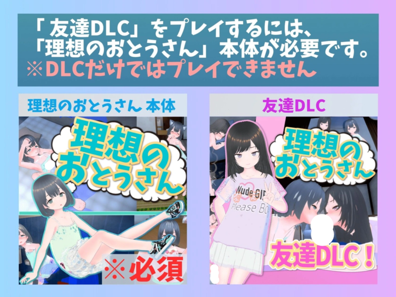图片[2]-更新[SLG/日式/3D/互动/动态] 理想的爸爸~和爱女的同居生活~（理想のおとうさん ～愛娘との同棲生活～）v1.2.8 官方中文版+[DLC v1.0.2]+存档 【PC-519M】 - 团子ACG-团子ACG