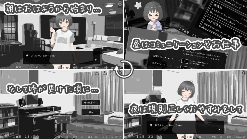 图片[2]-[SLG/互动/动态] 将妹妹当做雌性后的三十夜 妹をメスと認識してからの三十夜 v1.02 内嵌AI汉化版+自由模式 【安卓/PC-907M】 - 团子ACG-团子ACG